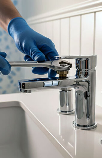 Plumber Faucet Tightening